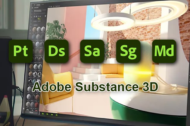 【软件】3D绘画贴图纹理材质制作管理软件套装 Adobe Substance 3D 系列 Win/Mac中文版 持续更新