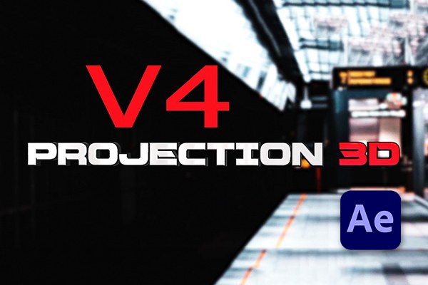 【AE脚本】平面图片投射三维空间摄像机视差动画 Projection 3D v4.2.04 汉化版 +使用教程