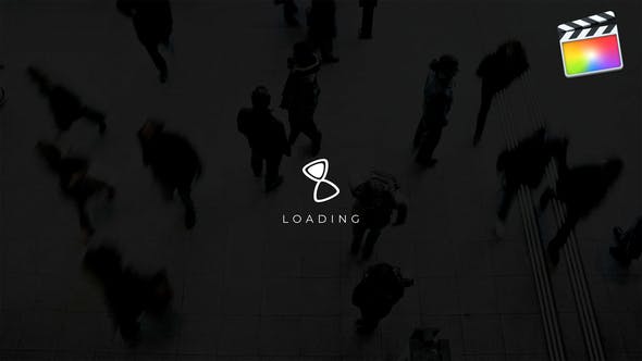 【FCPX插件】12组页面加载读取等待进度图形循环动画 Loader