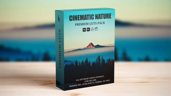 【调色预设】8款电影级大片视频自然调色LUTs预设 Cinematic Nature LUTs for Your Next Film