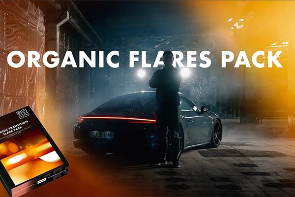 【4K视频素材】50个有机金色耀斑镜头光效合成动画 Organic Transition Golden Flares