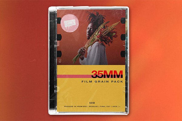 【6K视频素材】复古35毫米老电影胶片噪点颗粒叠加动画素材 35mm Film Grain Pack (Grain, Overlays, Textures)