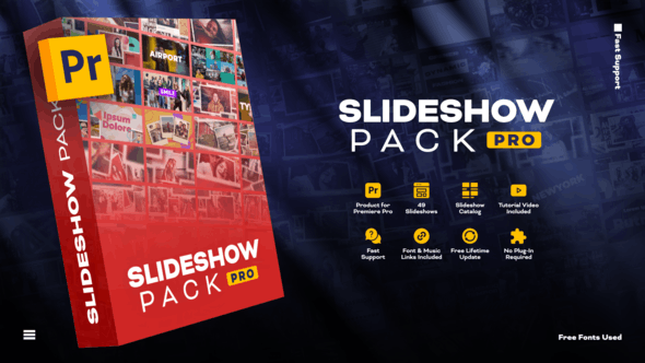 【PR模板】49套时尚照片电子相册幻灯片图文展示介绍片头动画 Photo Slideshow