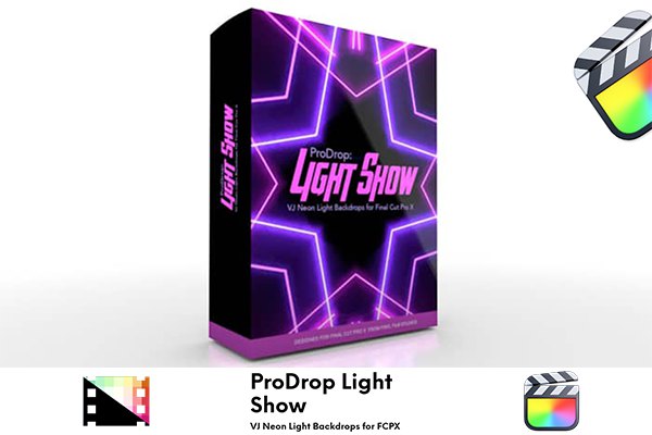 【FCPX插件】36组动感绚丽大舞台背景VJ视觉特效动画 Pixel Film Studios – ProDrop Light Show