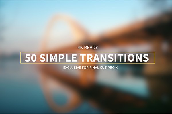 【FCPX插件】50个简单流畅视频过渡转场预设 LenoFX – 50 Simple Transitions