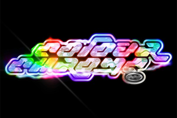 400+炫彩发光金属镀铬锡箔反射纹理特效Logo文本图层样式闪电抽象图形PS设计套件 Album Art Archive – Colourchrome