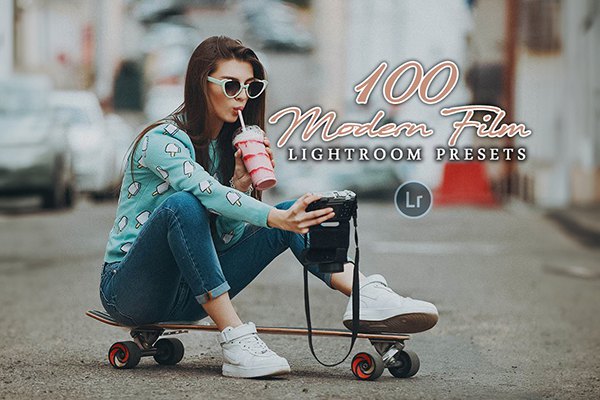 【LR预设】100款现代复古胶片人像旅拍摄影后期调色Lightroom预设 100 Modern Film Lightroom Presets