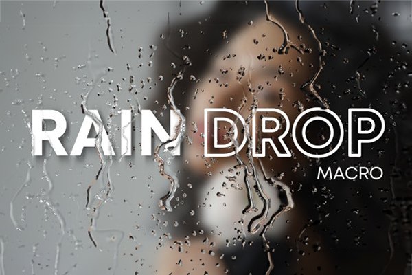 【达芬奇模板】镜头窗户玻璃添加雨珠雨滴效果动画 Raindrop Effect