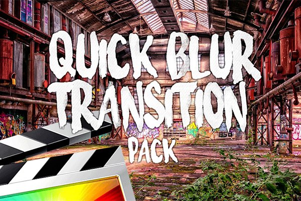 【FCPX插件】12个快速模糊过渡转场动画 Ryan Nangle – Quick Blur Transitions