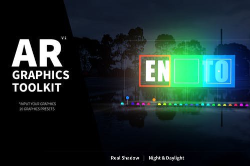 【AE模板】10种霓虹发光运动图形动画 AR Graphics Toolkit