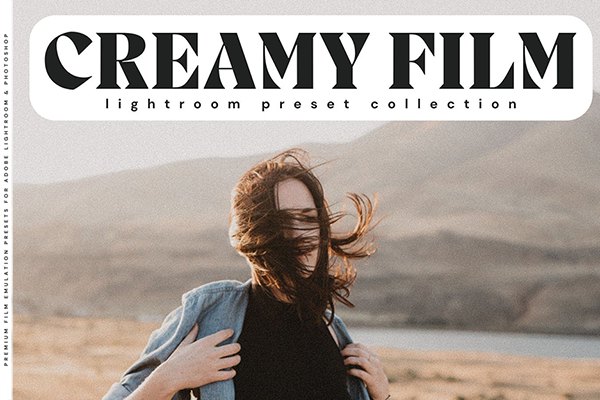 【LR预设】10款复古人像奶油胶片颗粒色彩摄影调色Lightroom预设 Lou & Marks – Creamy Film Presets