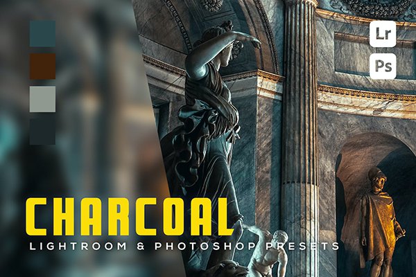 【LR预设】6款明亮鲜艳城市摄影建筑街拍照片调色Lightroom预设 6 Charcoal Lightroom and Photoshop Presets