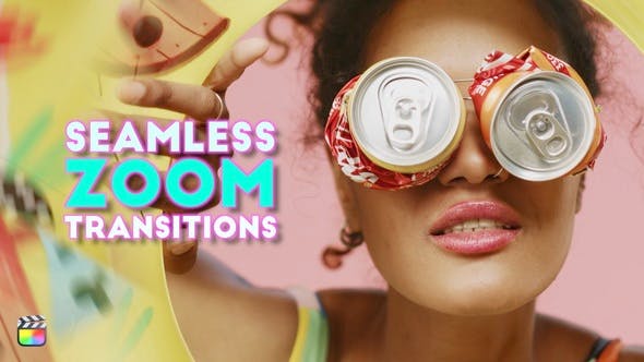 【FCPX插件】44个经典移动旋转拉伸倾斜无缝转场过渡预设 Seamless Zoom Transitions
