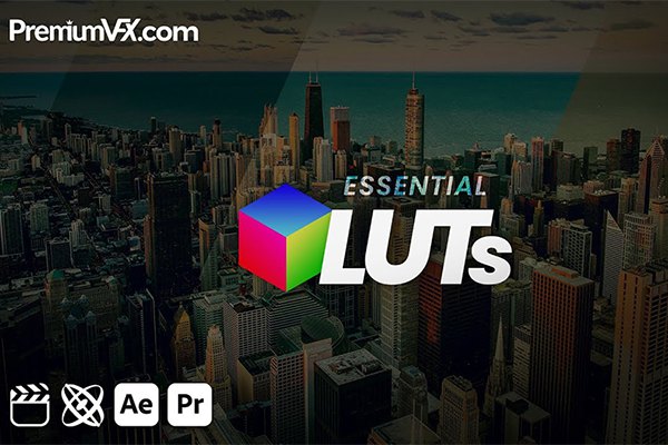 【AE/PR/FCPX插件】75组基本常用时尚电影Vlog视频调色滤镜 PremiumVFX – Essential LUTs