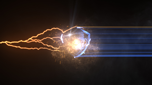 【AE模板】雷霆电击火花闪电效果LOGO标志展示动画 Electric Logo Reveal