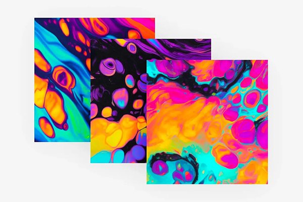 【图片素材】30张迷幻抽象液态丙烯颜料扭曲纹理炫彩渐变背景设计图片素材 Psychedelic Abstractions