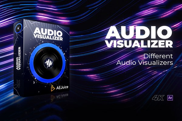 【AE/PR模板】20组现代音频可视化音乐播放器动画 AEJuice – Audio Visualizer