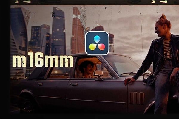 【达芬奇插件】30组复古电影效果胶片边框调色预设 motionVFX – m16mm DVR：Retro Film Effects