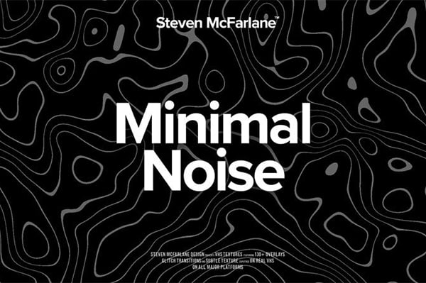 【视频素材】44个信号噪波干扰损坏视觉特效动画 Minimal Noise Loops