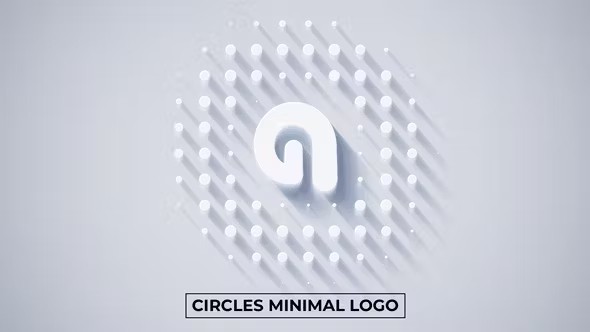 【AE模板】12组简洁明亮迷你LOGO标志片头动画 Circles Minimal Logo Reveal (12 in 1)