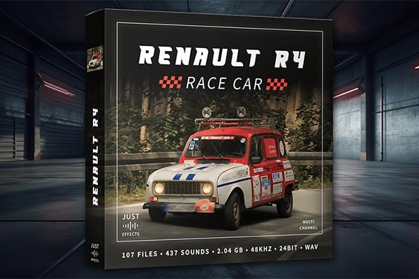 【配乐音效】437个雷诺R4汽车老式赛车引擎轰鸣行驶鸣笛无损音效 Just Sound Effects – Renault R4