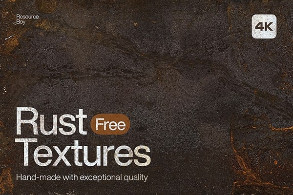 【图片素材】50张4K锈迹斑斑生锈金属纹理叠加图片素材 50 Rust Textures