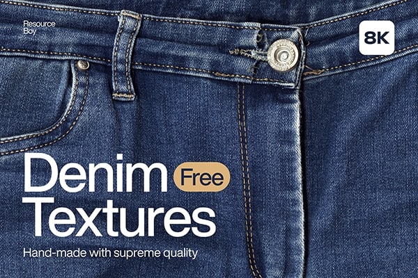 【图片素材】40种8K牛仔裤布料纹理图片素材 40 Denim/Jean Textures