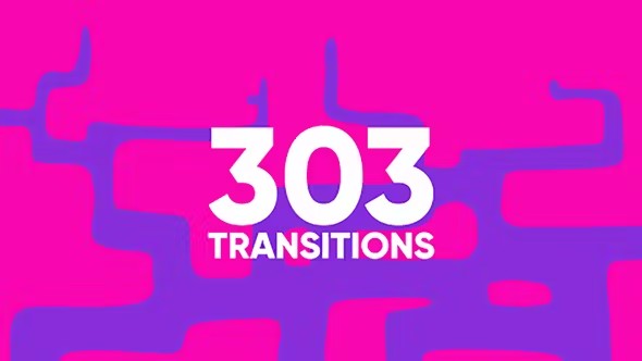 【AE/PR模板】303个动漫卡通MG图形转场动画预设 303 Cartoon Transitions（Mogrt）