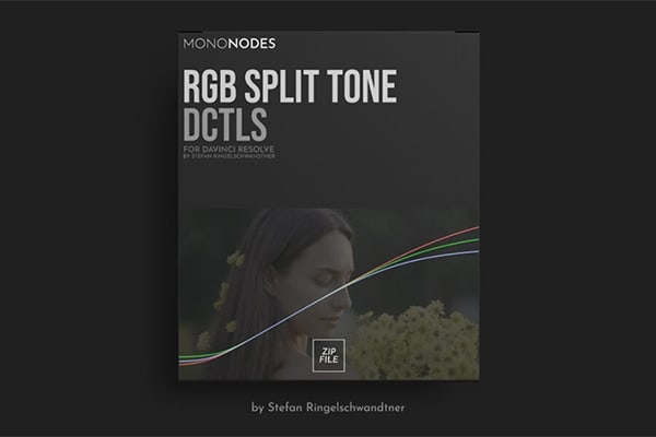 【达芬奇插件】电影胶片模拟高光阴影RGB色调分离视频调色DCTL节点预设 Mononodes – RGB Split Tone DCTLS v1
