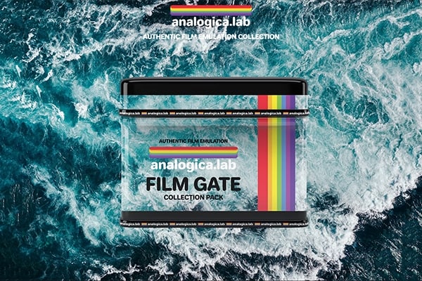 【图片素材】8款4K电影级模拟胶片调色边框遮罩视频照片叠加素材 Analogica Lab –  Film Gate Pack