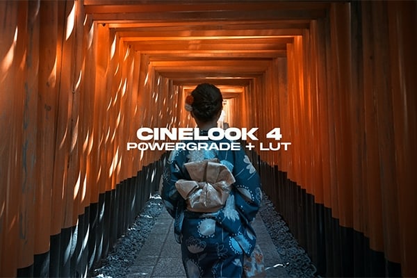 【达芬奇预设】深邃深蓝色橙色美学视频调色达芬奇PowerGrade 节点预设LUT预设 CineLook 4 | DaVinci Resolve PowerGrade + LUT