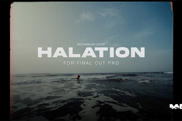 【FCPX插件】视频高光边缘RGB胶片光晕视觉特效 Halation – Film Glow Effect