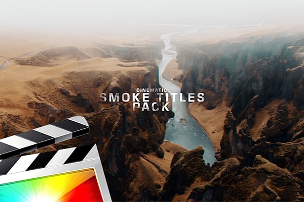 【FCPX插件】19种烟雾消散效果文字标题字幕条动画 Ryan Nangle – Cinematic Smoke Titles Pack 中文版