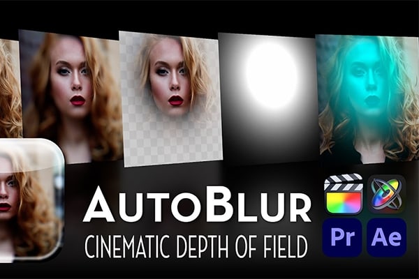 【AE/PR/FCPX插件】智能景深分析背景自动模糊效果插件 AutoBlur