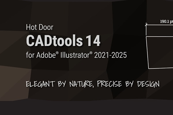 【Ai插件】工程制图距离测量标注图形绘制插件 Hot Door CADtools 14.4.4 Win/Mac中文版