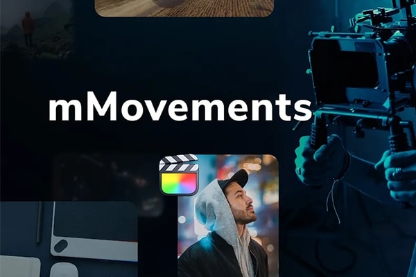 【FCPX插件】50种模拟摄像机移动摇晃缩放旋转拉伸抖动畸变运镜动画 motionVFX – mMovements 汉化版