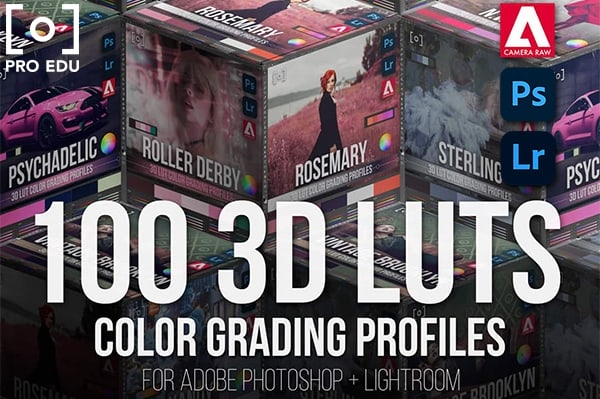 【LR预设】PROEDU 大师收藏100款完美色彩校正摄影调色Lightroom预设 Master Collection | 100 3D LUT Profiles for Adobe