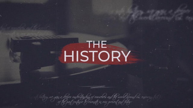 【FCPX插件】历史回顾时间线老照片幻灯片动画模板 History Timeline