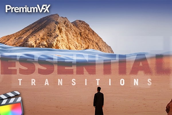 【FCPX插件】50种创意渐变网格分割镜像视差滑动淡入淡出效果转场动画 PremiumVFX – Essential Transitions
