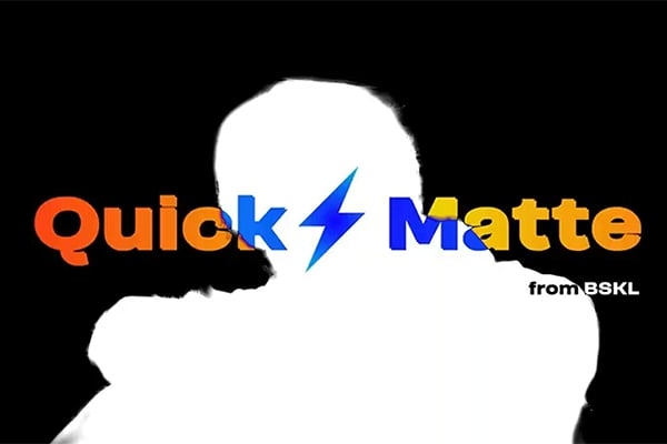 【AE/PR插件】人工智能AI快速自动蒙版遮罩抠像背景清除分离插件 Quick Matte v1.2.0 Win/Mac版