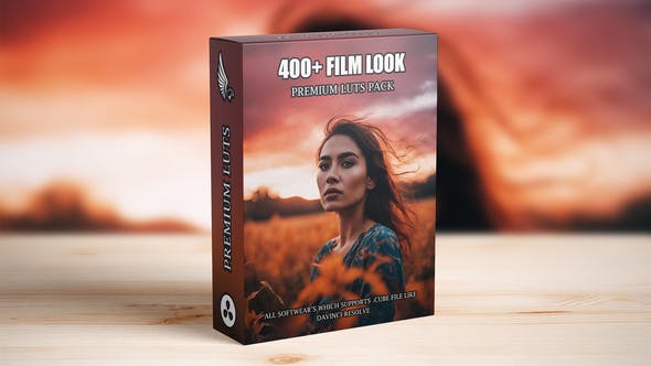【调色预设】400个视频剪辑师电影制作人后期调色LUT预设 Ultimate Collection: 400 Cinematic LUTs for Filmmakers & Editors