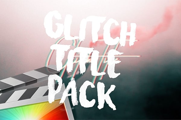 【FCPX插件】28种故障闪烁抖动文字标题字幕条动画 Ryan Nangle – Glitch Titles Pack