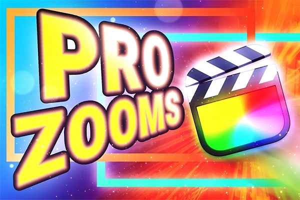【FCPX插件】模拟摄像机推拉摇晃对焦移动运镜动画 Pro Zooms