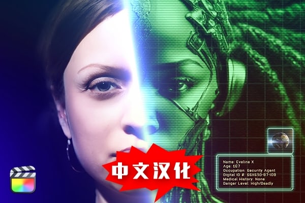 【FCPX插件】16种可视化高科技光效网格扫描特效转场动画 Luca Visual FX – Layer Scan 汉化版