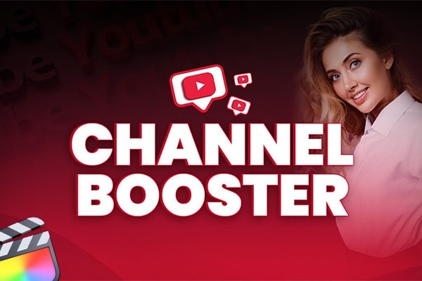 【FCPX插件】社交媒体文字标题字幕条片尾视频栏目介绍包装动画 Century Creatives – Channel Booster