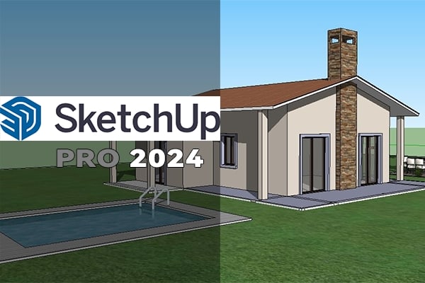 【软件】草图大师专业建筑3D设计建模软件 SketchUp Pro 2024 v24.0.554 Win/Mac中文版