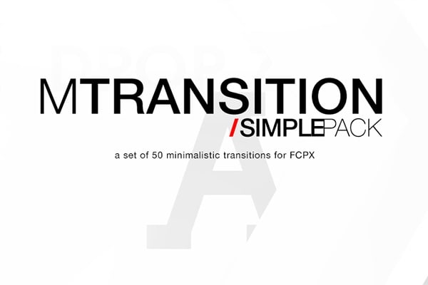 【FCPX插件】50种优雅简洁图形分割遮罩切片转场动画 motionVFX – mTransition Simple Pack