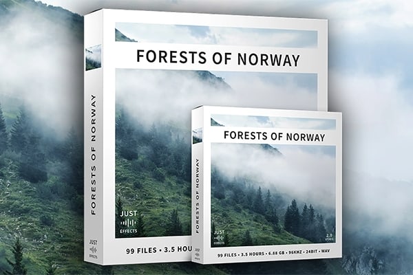 【配乐音效】99个北欧挪威原始森林风声流水动物鸟鸣自然环境无损音效 Just Sound Effects – Forests of Norway