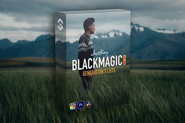 【调色预设】5款黑色魔法电影色彩Blackmagic 相机视频颜色分级调色预设 Film Space – Justkay Blackmagic Gen 5 LUT’s