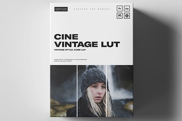 【调色预设】复古电影风格视频调色LUT预设 Christian Mate Grab – Cine Vintage LUT